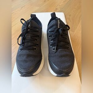 Allbirds Natural Black Knit Lace-Up Sneakers